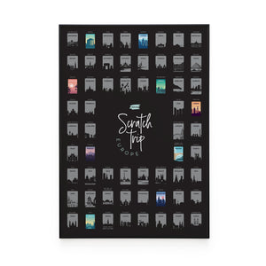 Scratch Off Cards and Poster set "ScratchTrip - Europe"