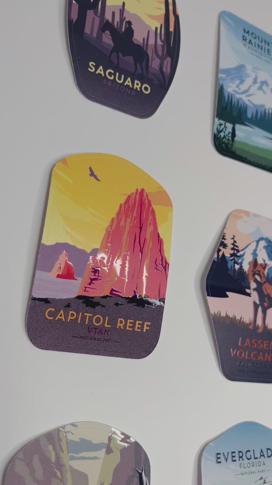 National Park Sticker Set