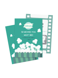 Scratch-off cards "Movies you must see, PART 2"